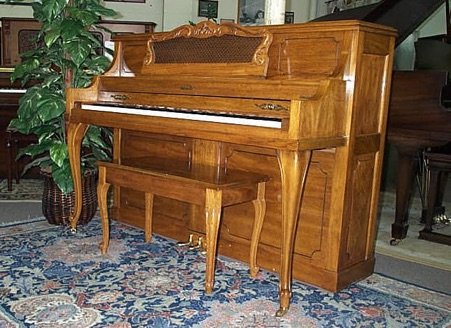 Cable midget upright piano