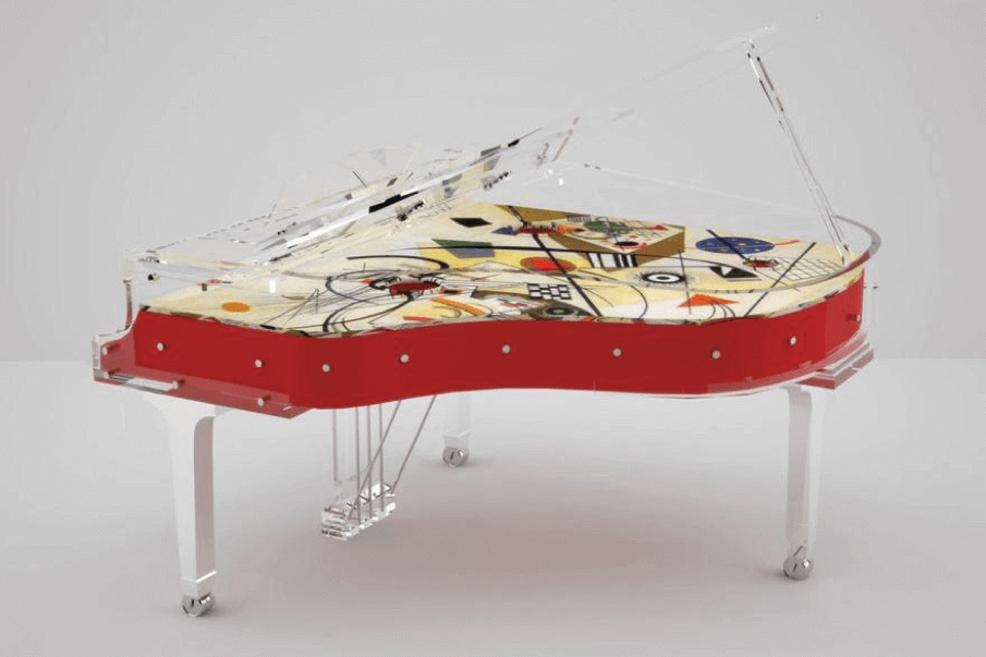 The Bluthner Kandinsky grand piano