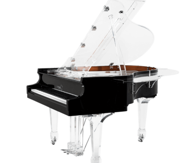 Aire baby grand transparent piano