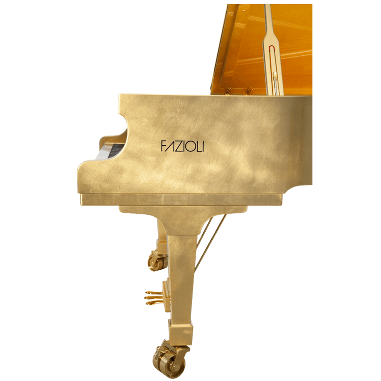 FAZIOLI 24K Gold Leaf Grand Piano