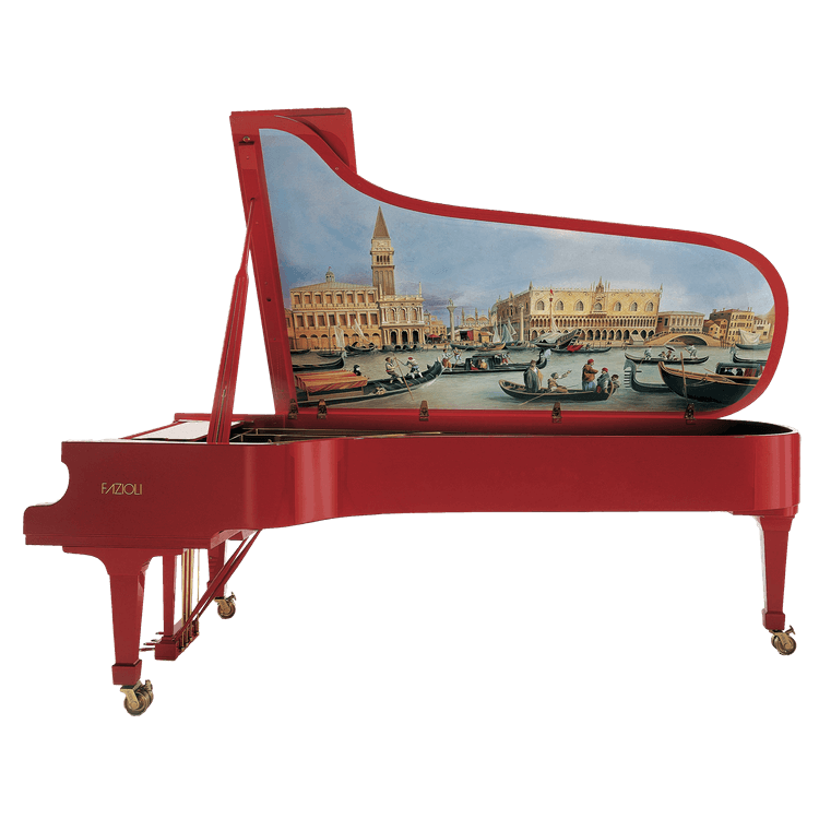 Fazioli Marco Polo Red Piano