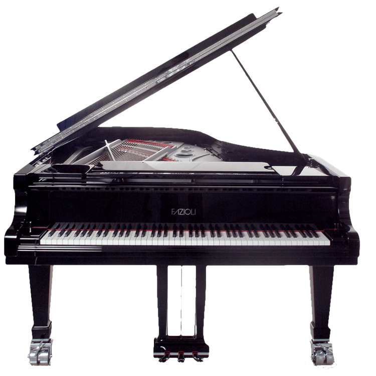 Fazioli grand piano - Silver model