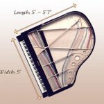 Baby Grand Piano Dimensions - Measuring a Piano