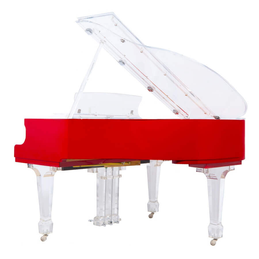 Buy Red Grand Piano | Euro Pianos