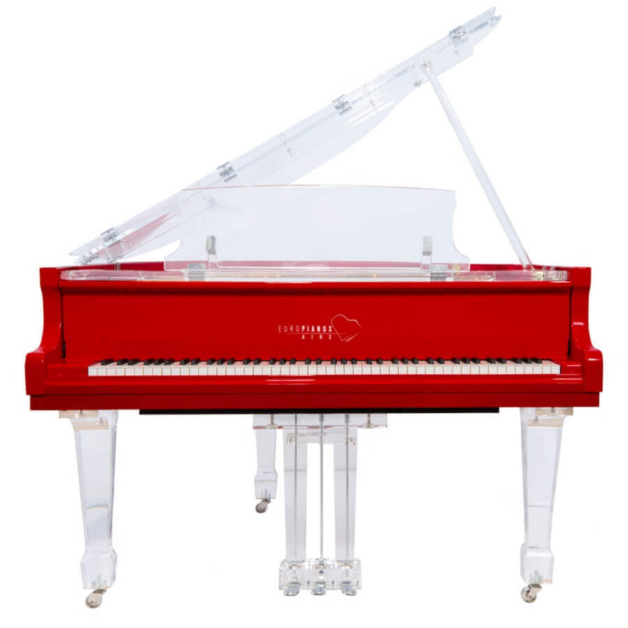 Buy Red Grand Piano | Euro Pianos