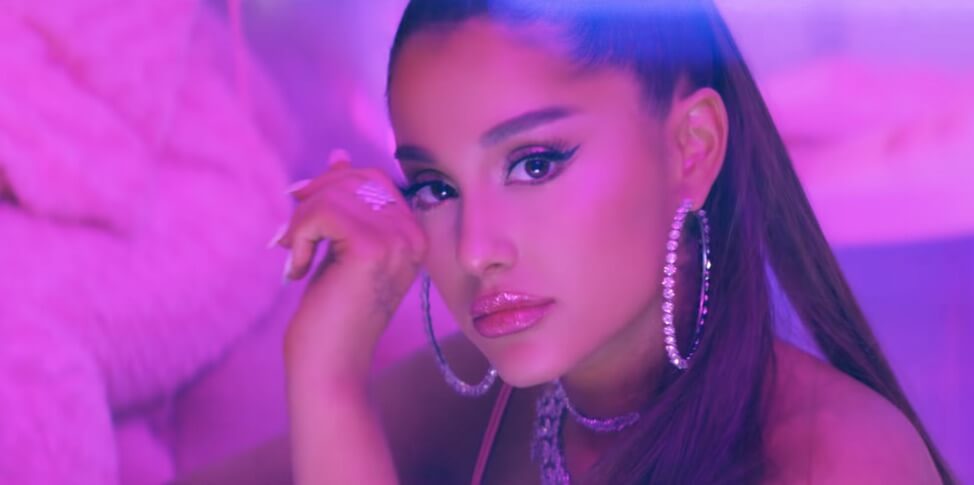 Arianna Grande, shown here in the 7 Rings video