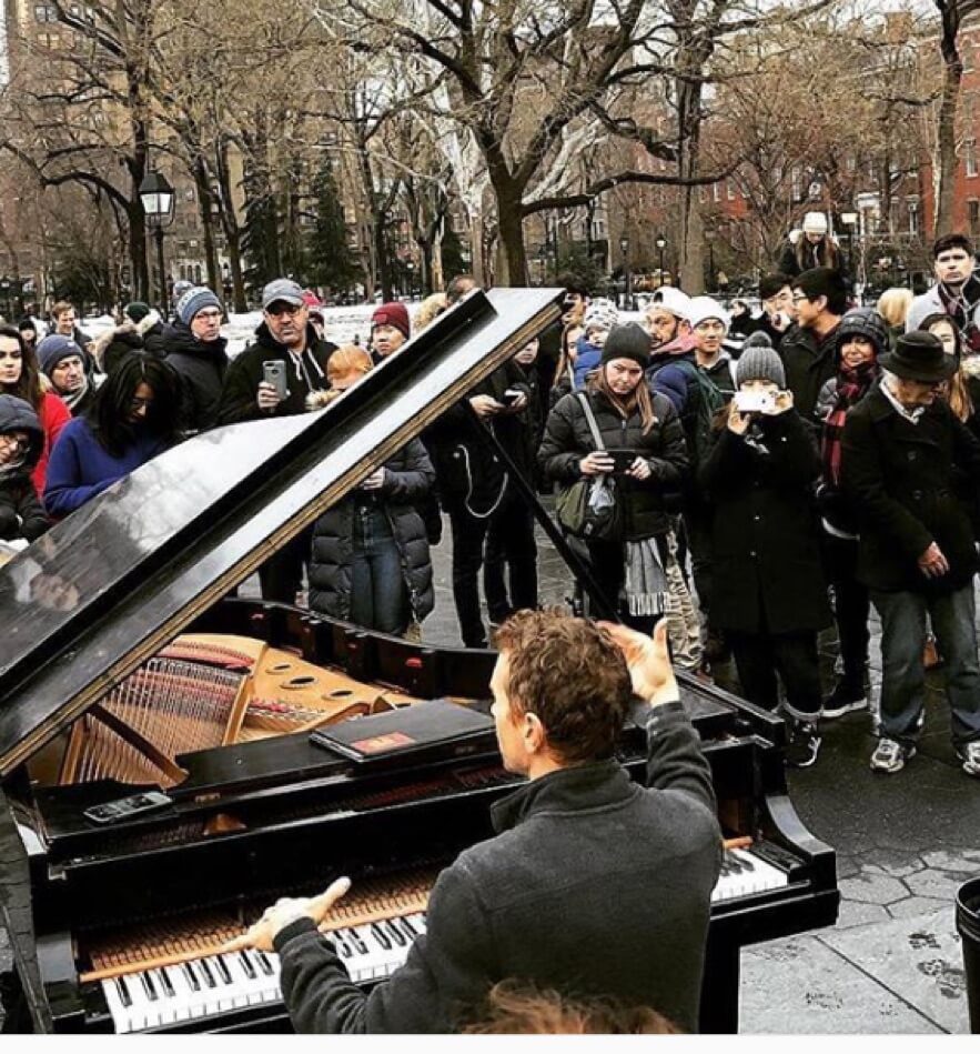 The Crazy Piano Man Of Washington Square